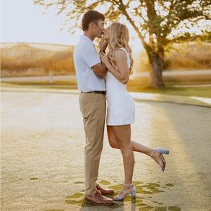 Elegant White Mini Dress